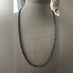 Milor Elegant Hematite Beaded Necklace